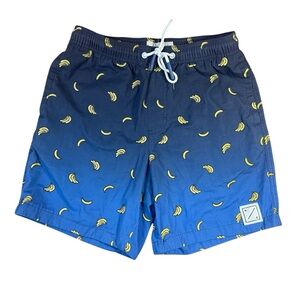 Ombre Banana Blue Swim Shorts by American Eagle Outfitters‎ Sz. XS